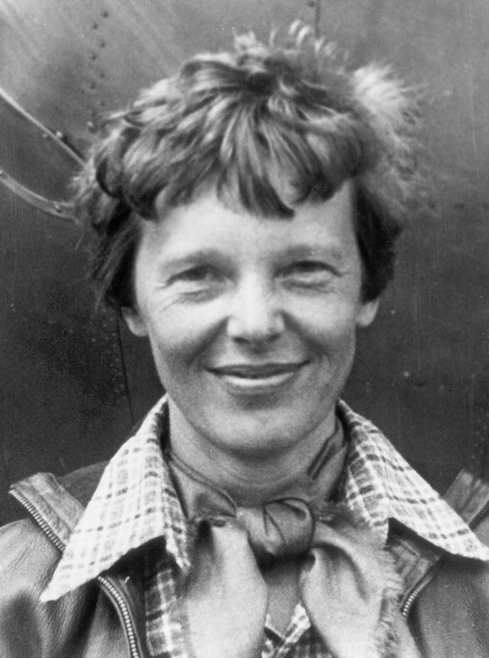 Portret Amelia Earhart